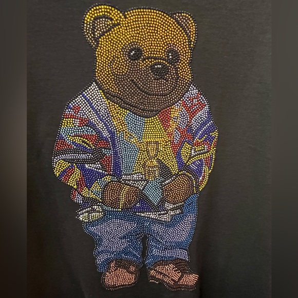 Rhinestone Bear Shirt - Picture 2 of 3
